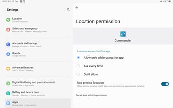 Change Permission Setting