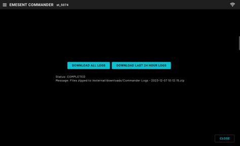 Commander - Download Logs - Download Complete