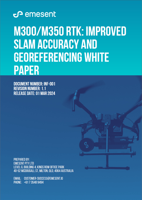 Cover - INF-001 - M300_M350 RTK_ Improved SLAM Accuracy and Georeferencing White Paper - 1.1