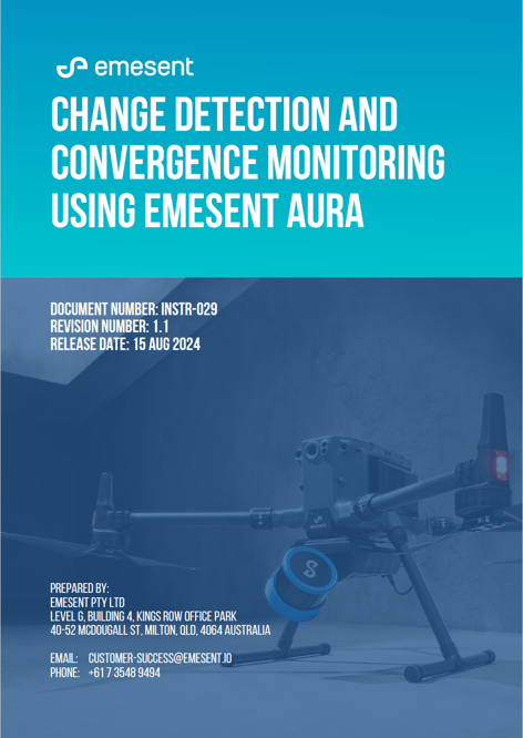 Cover - INSTR-029 - Change Detection and Convergence Monitoring using Emesent Aura - 1.1