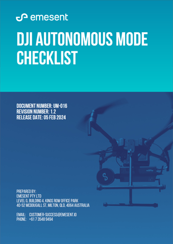 Cover - UM-016 - DJI Autonomous mode checklist - 1.2