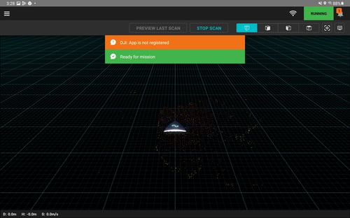 DJI App Not Registered_Main View