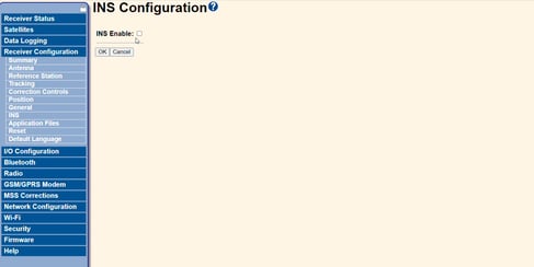 INS Configuration