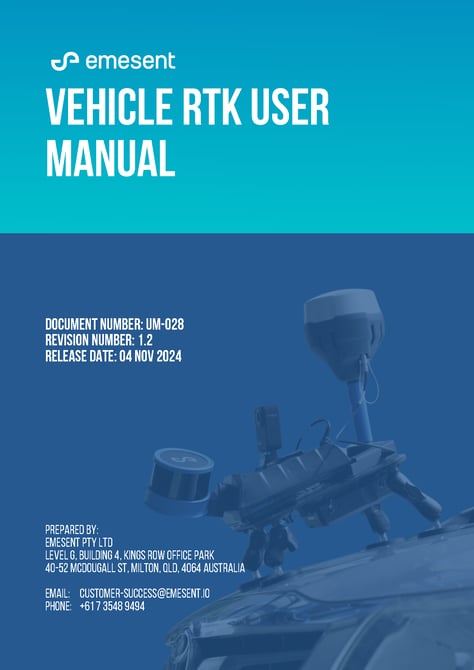 UM-028 - Vehicle RTK User Manual - 1.2