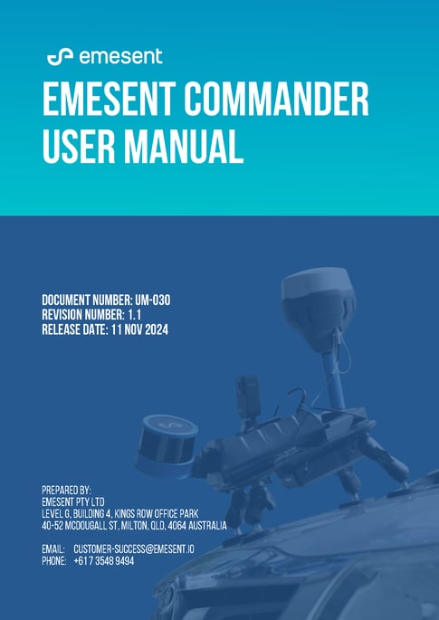 UM-030 - Emesent Commander User Manual - 1.1