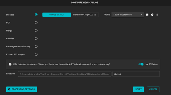 Use RTK Data