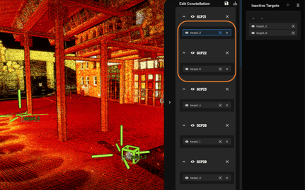 bounding boxes in green